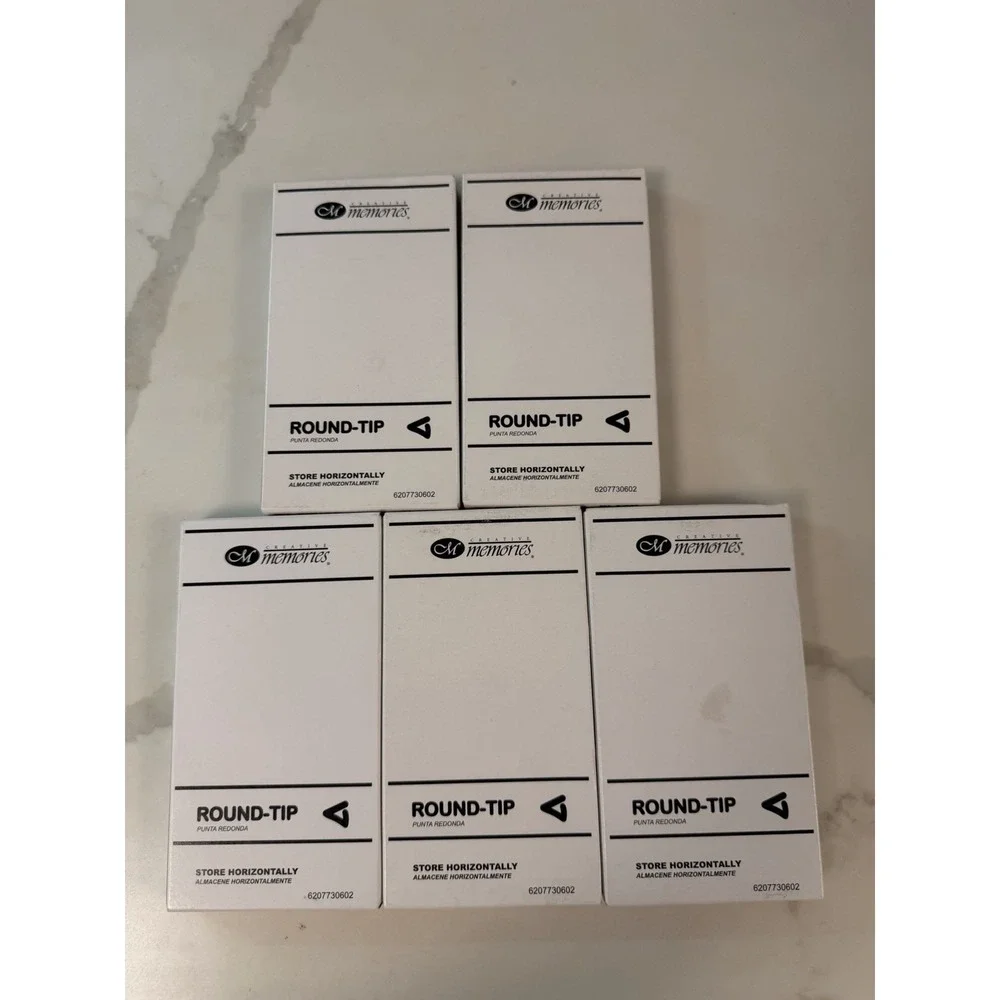 Creative Memories Lot Of 5 Boxes Round Tip Marker Scrapbook 6 Markers Each Box